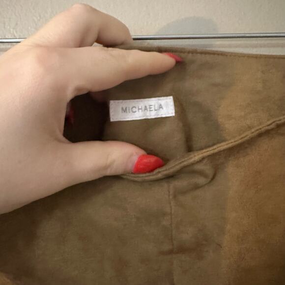 Vintage Liz Claiborne Faux Suede Straight Leg Pants Size 14 - Picture 7 of 8